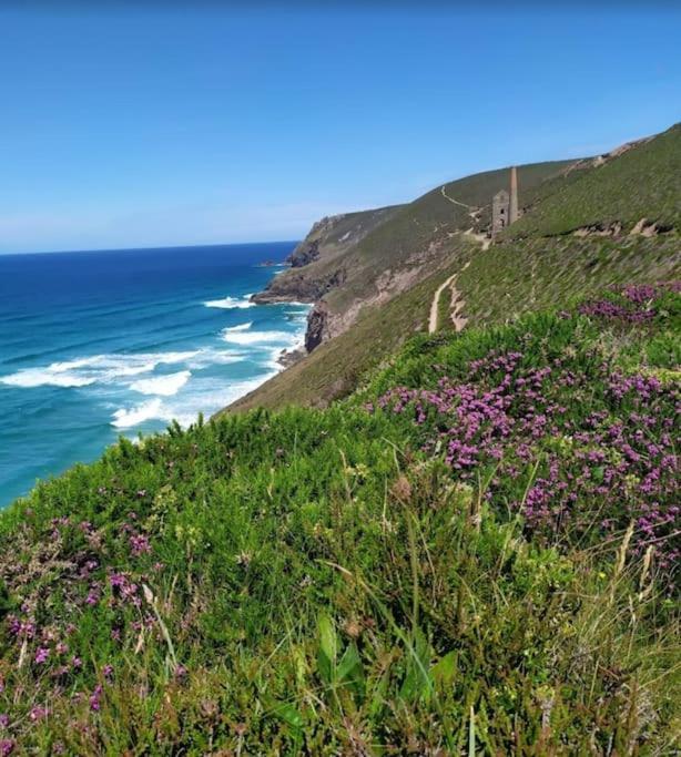 Newly Renovated Characterful Cottage, Wheal Rose Scorrier Eksteriør bilde