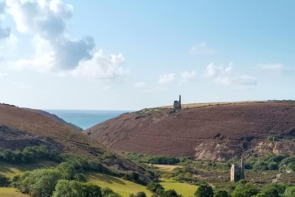 Newly Renovated Characterful Cottage, Wheal Rose Scorrier Eksteriør bilde